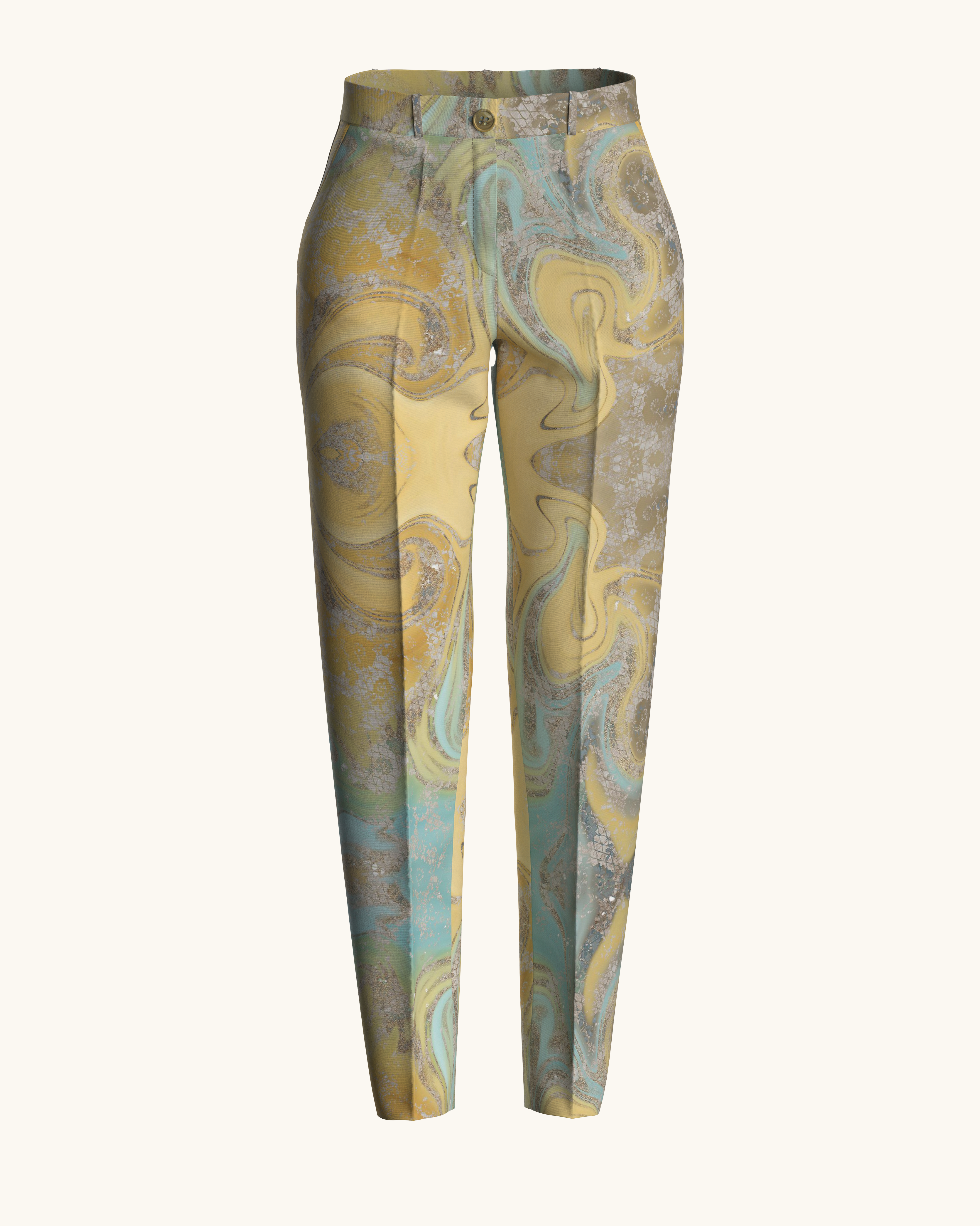 Kamsyā Straight Fit Trousers