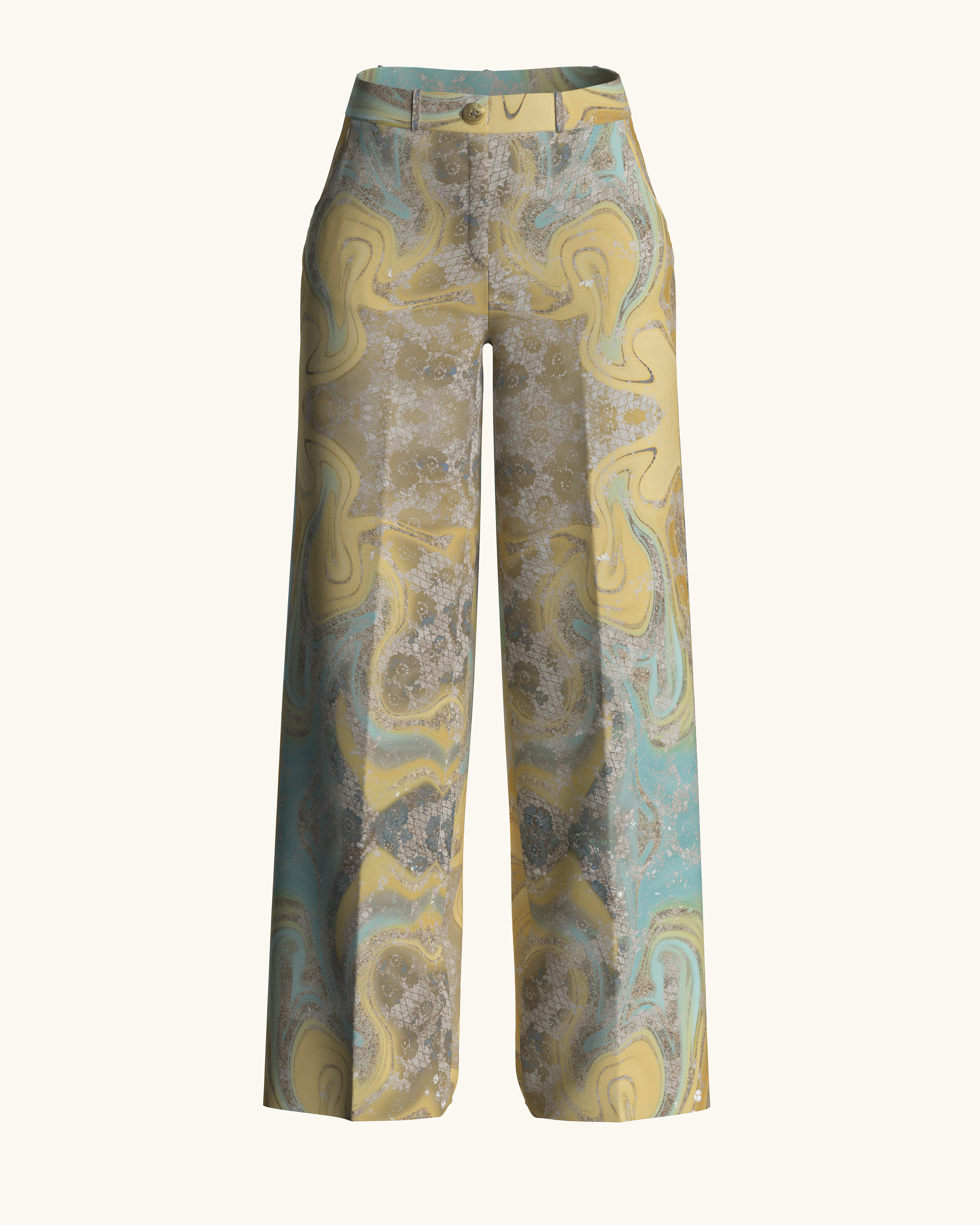 Kamsyā Wide Leg Trousers