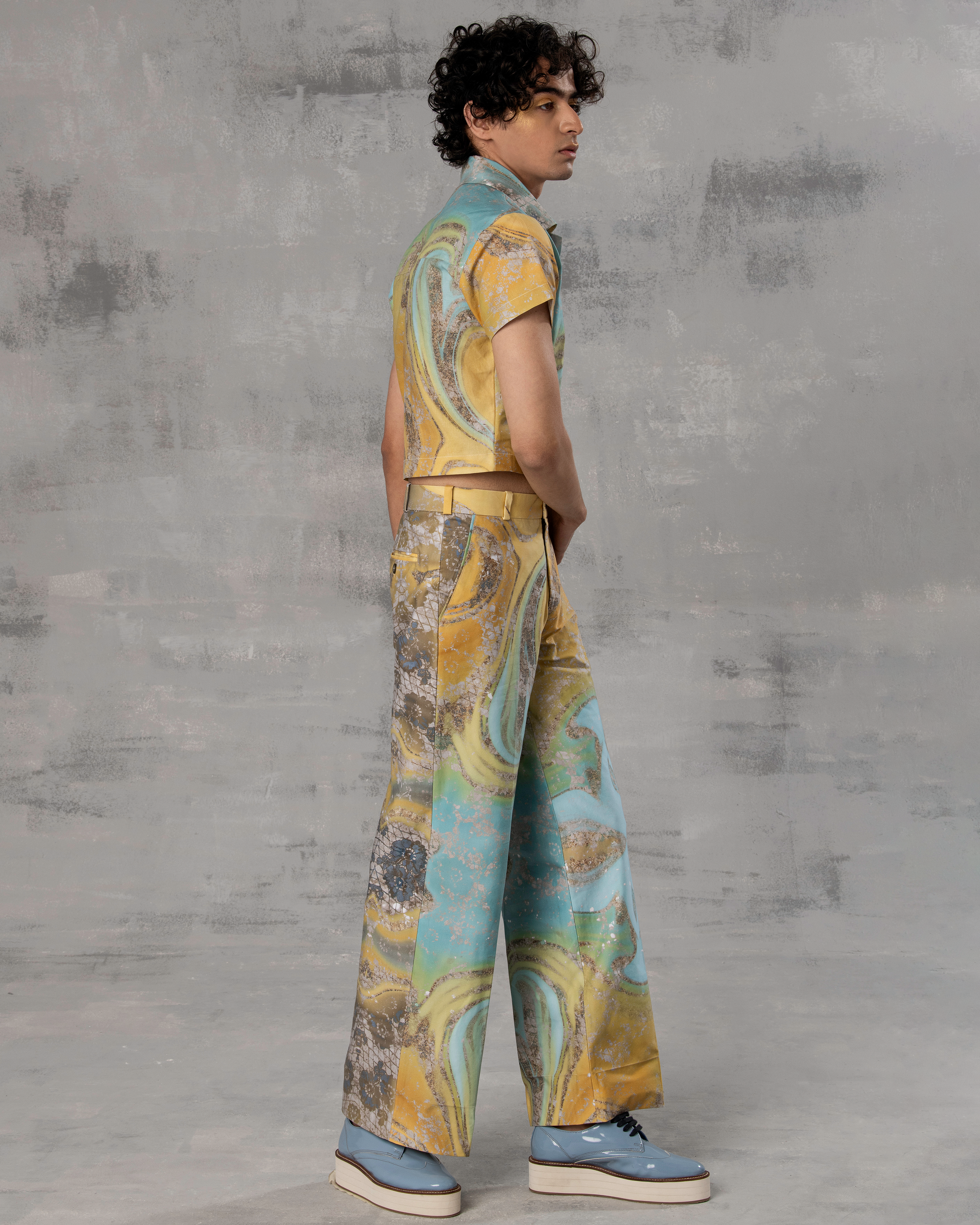Kamsyā Wide Leg Trousers