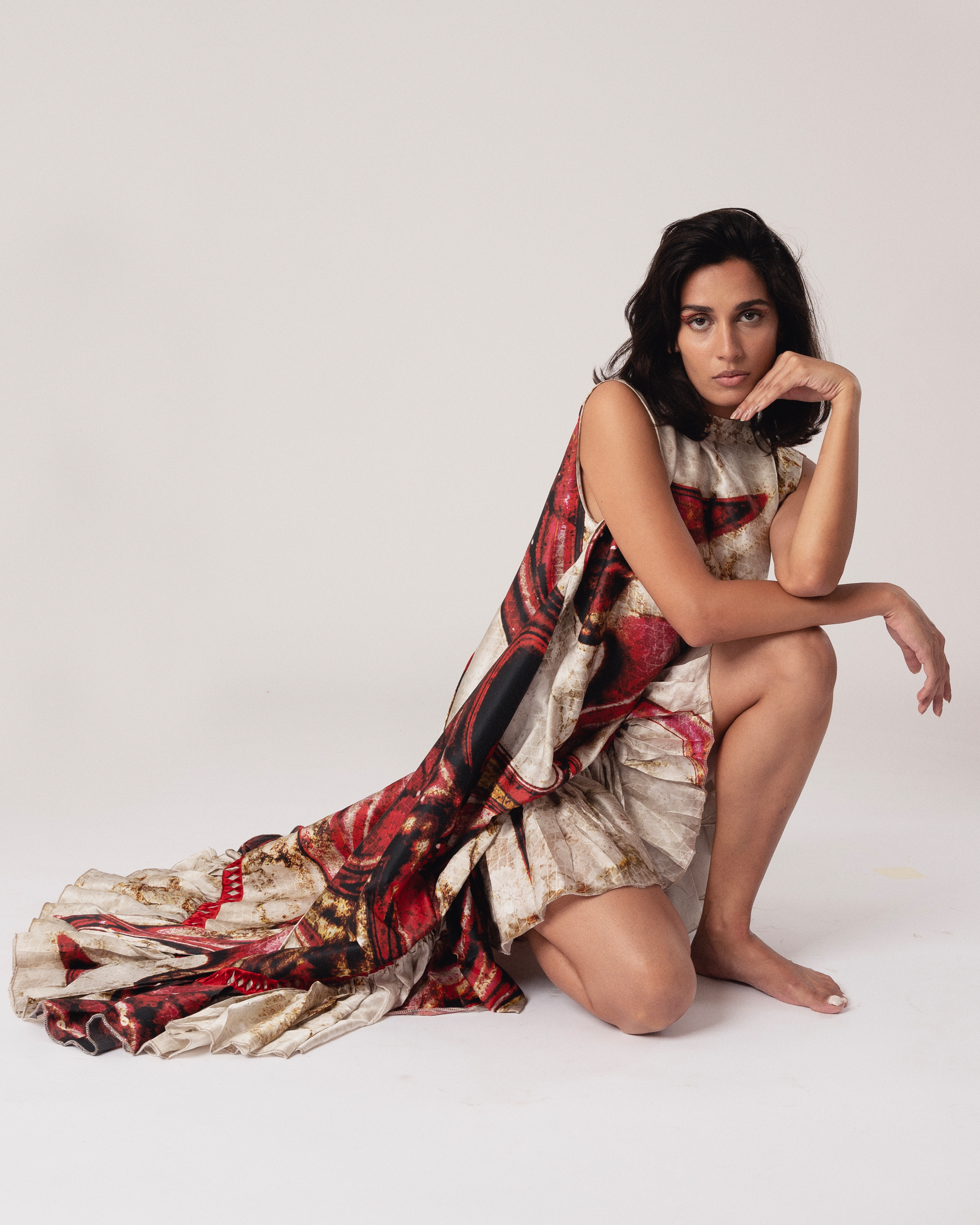 Karvarā High Low Dress