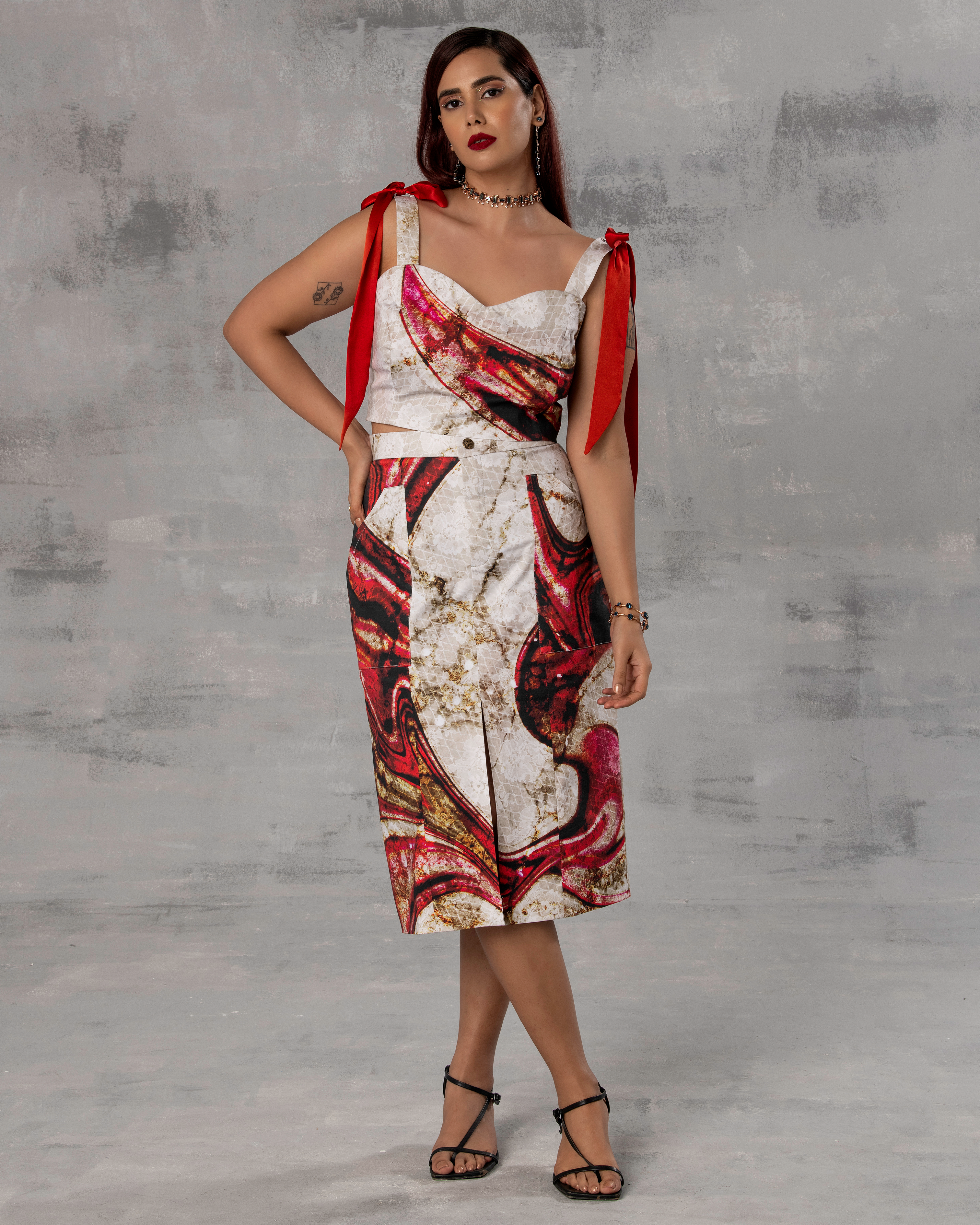 Karvarā Midi Skirt