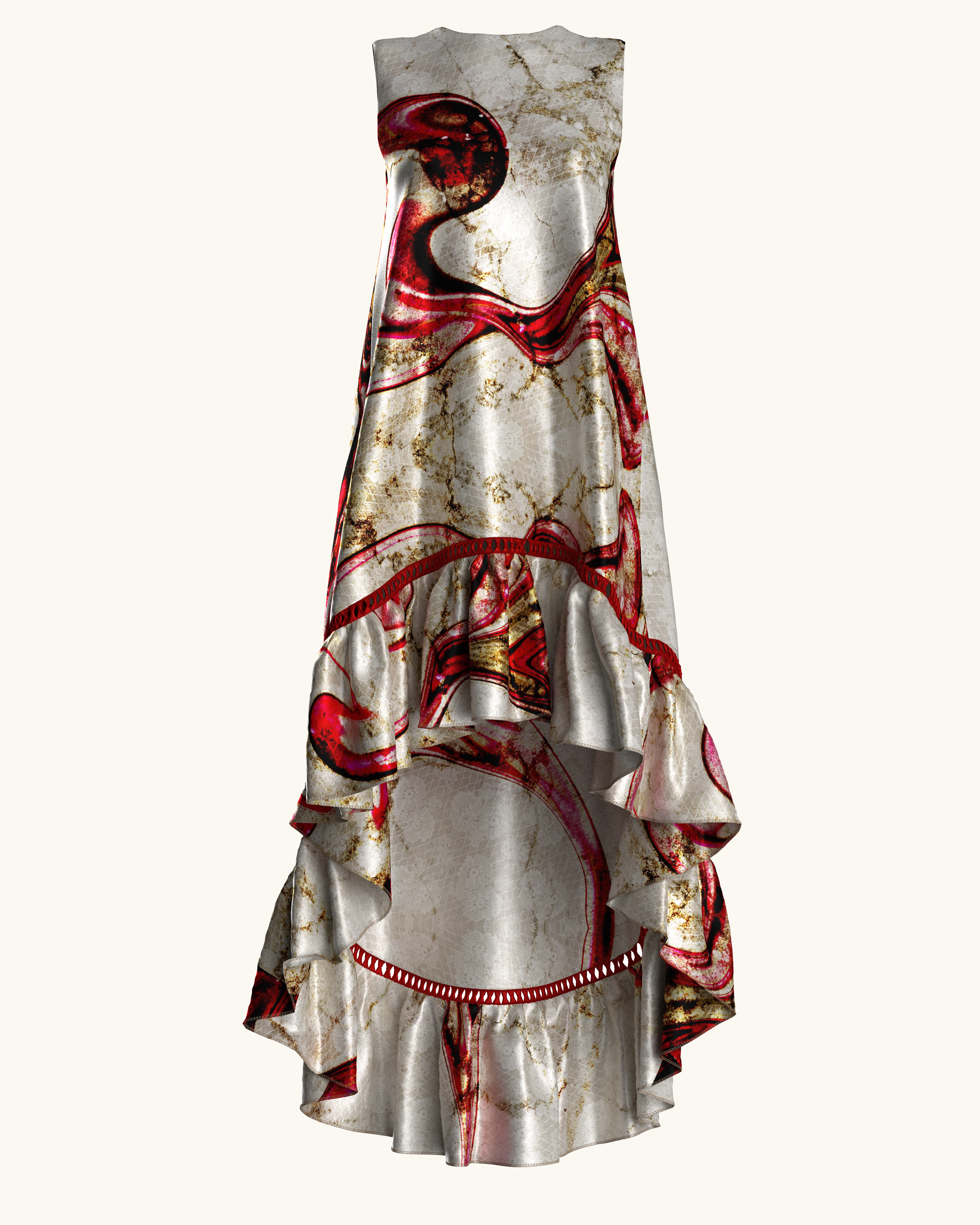 Karvarā High Low Dress