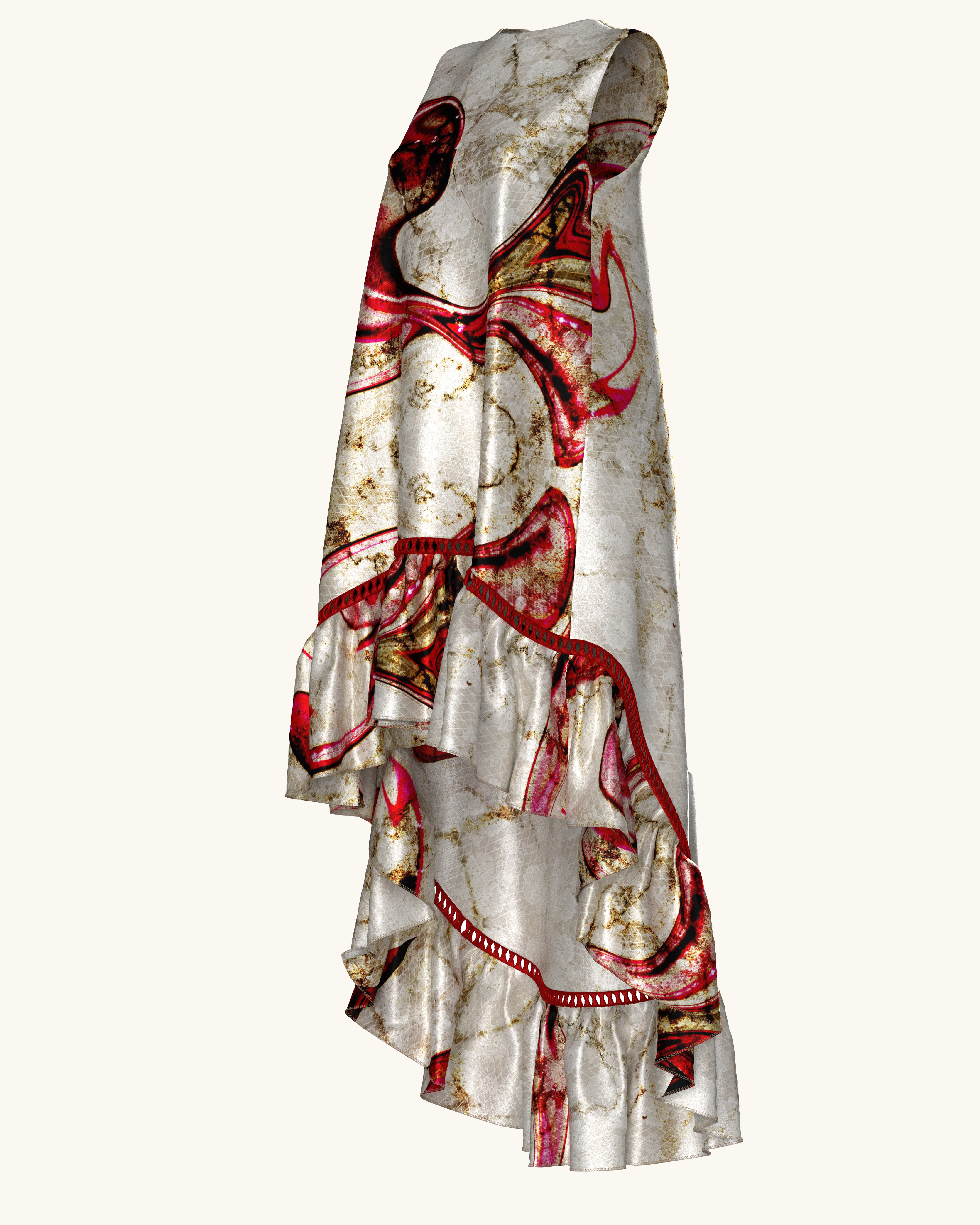 Karvarā High Low Dress