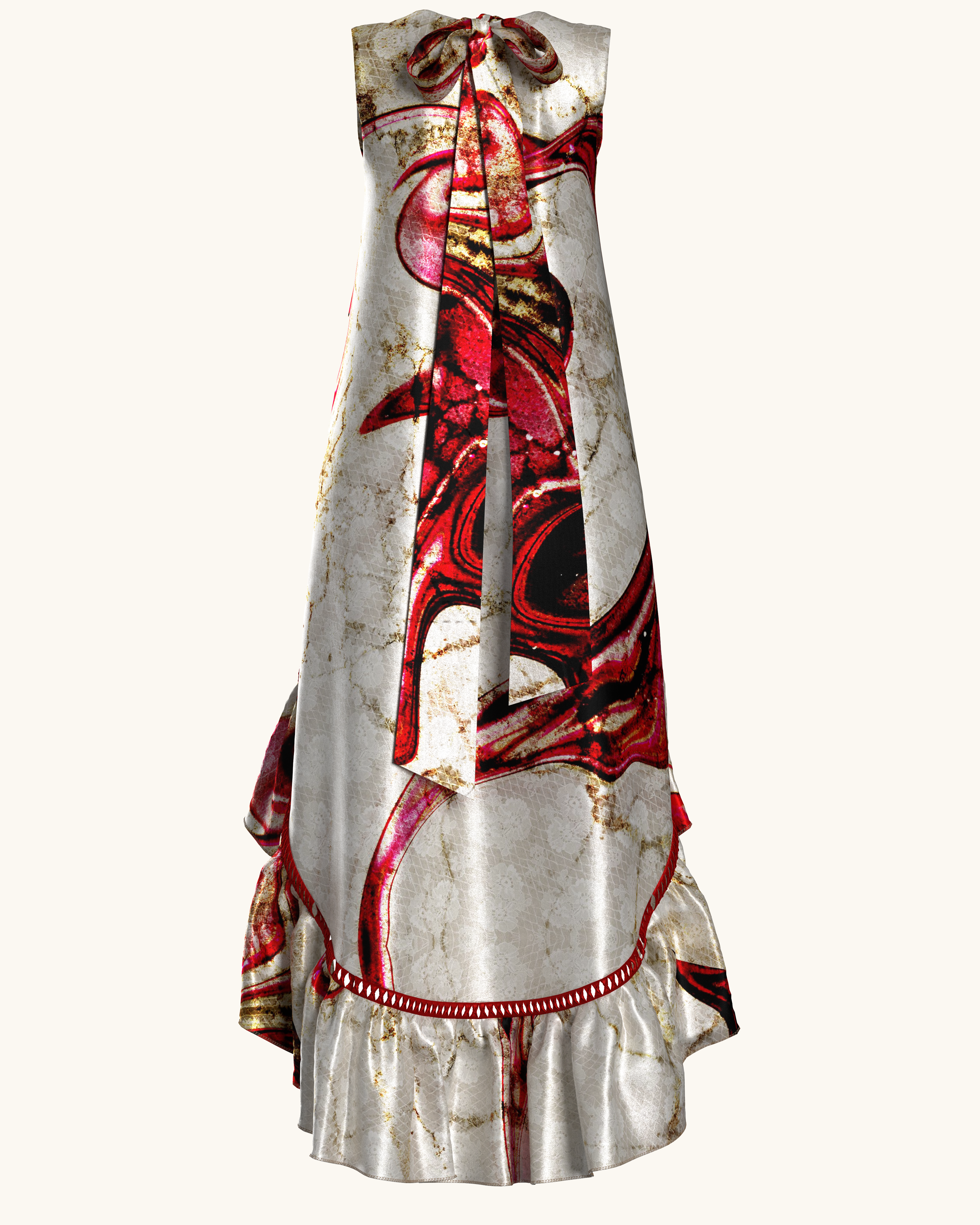 Karvarā High Low Dress