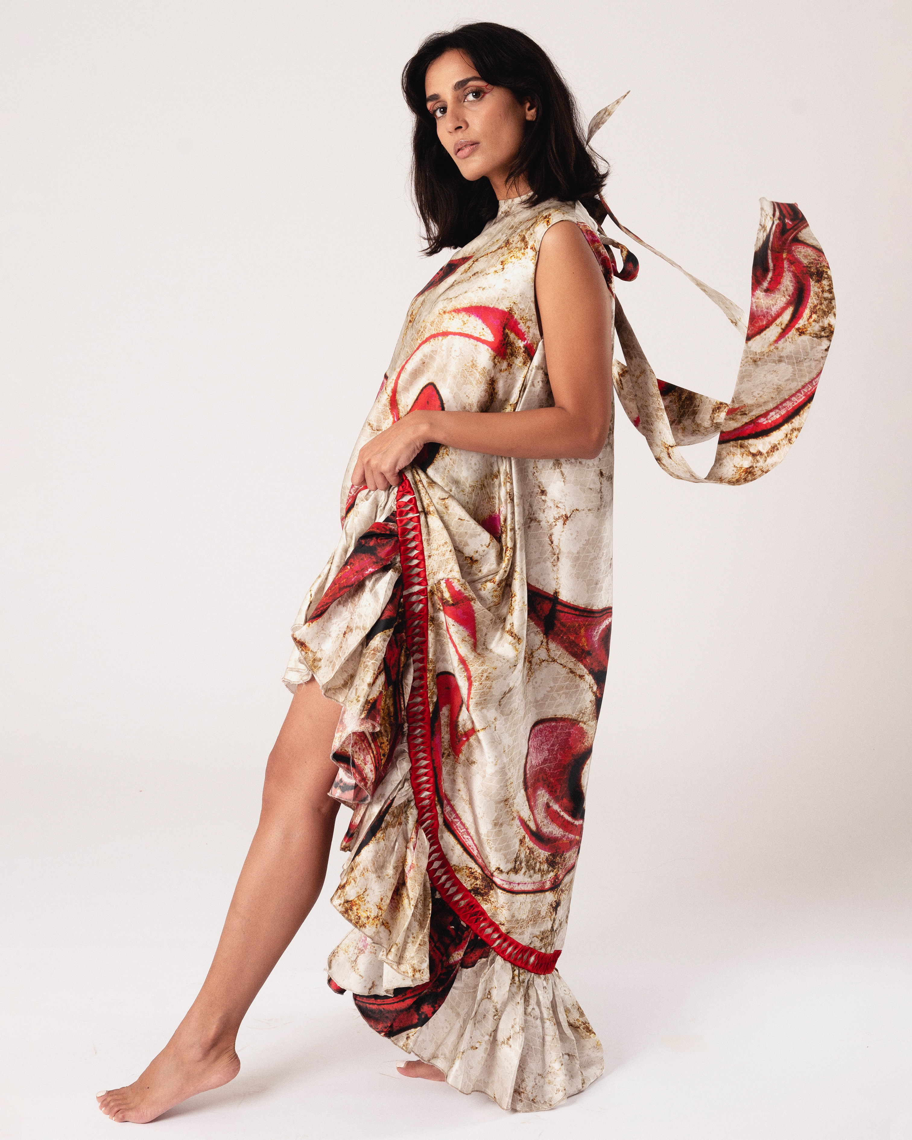 Karvarā High Low Dress
