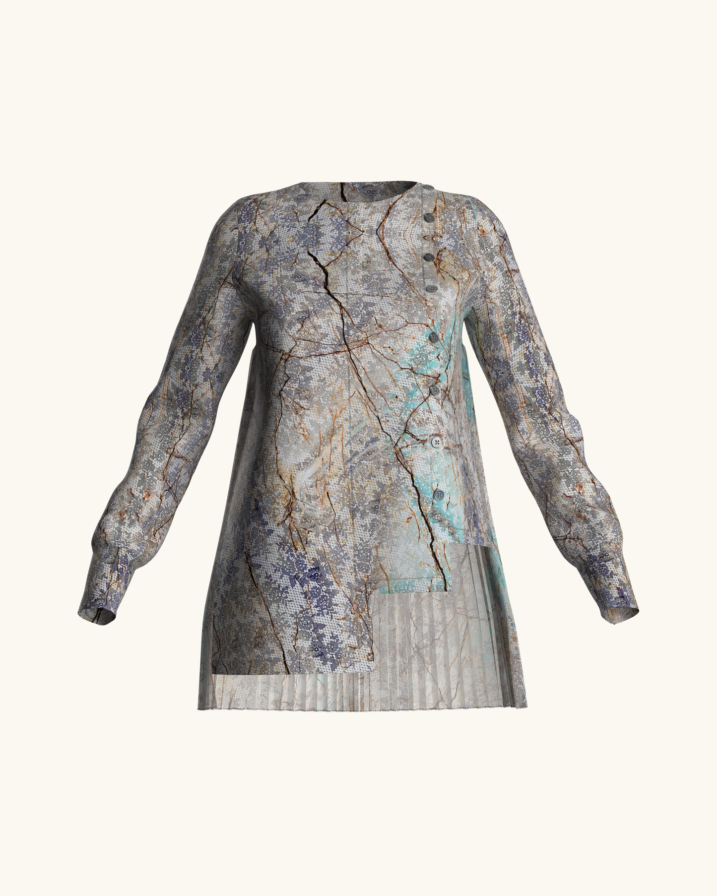 Vartakā Button Down Top
