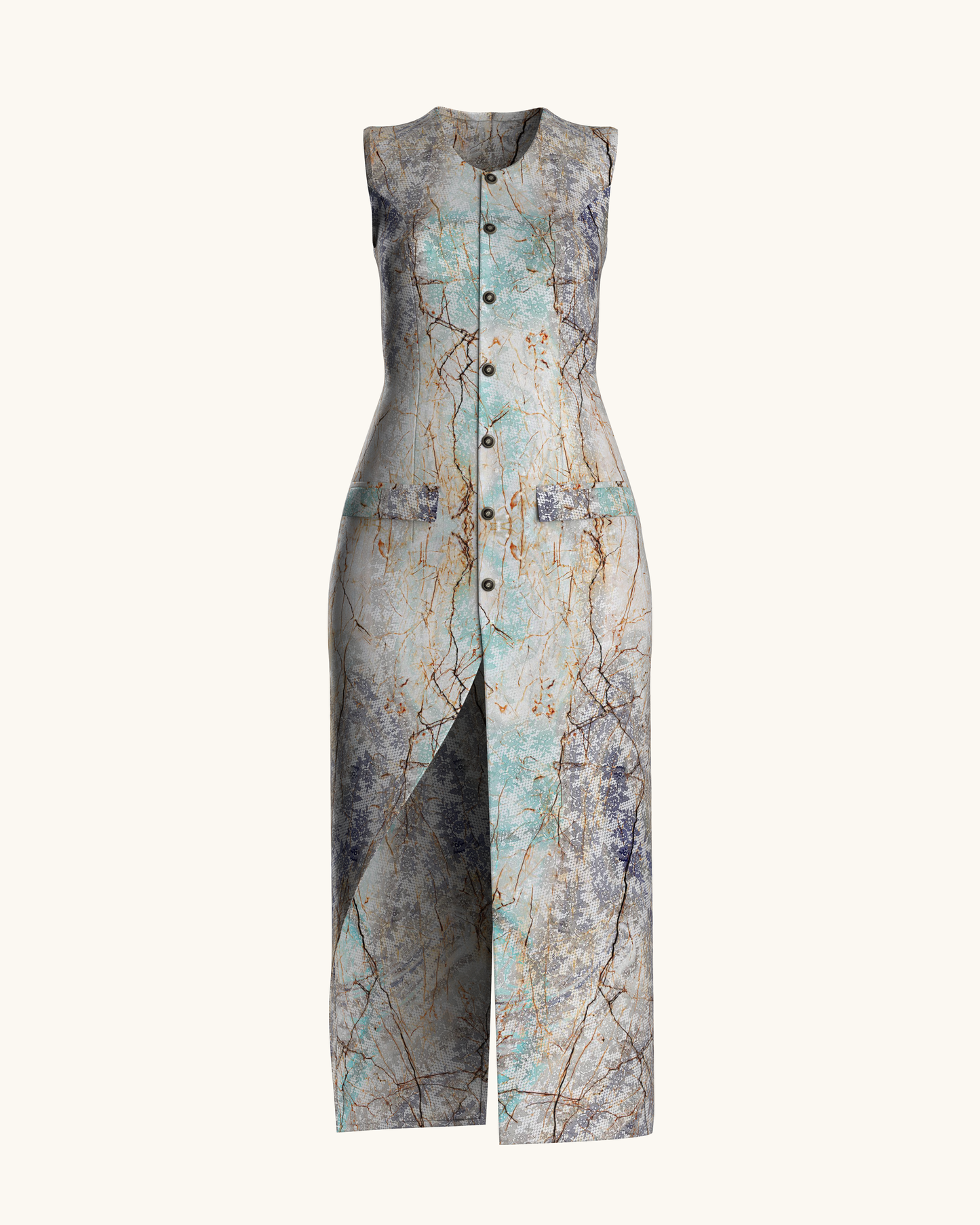 Vartakā Sleeveless Kurta